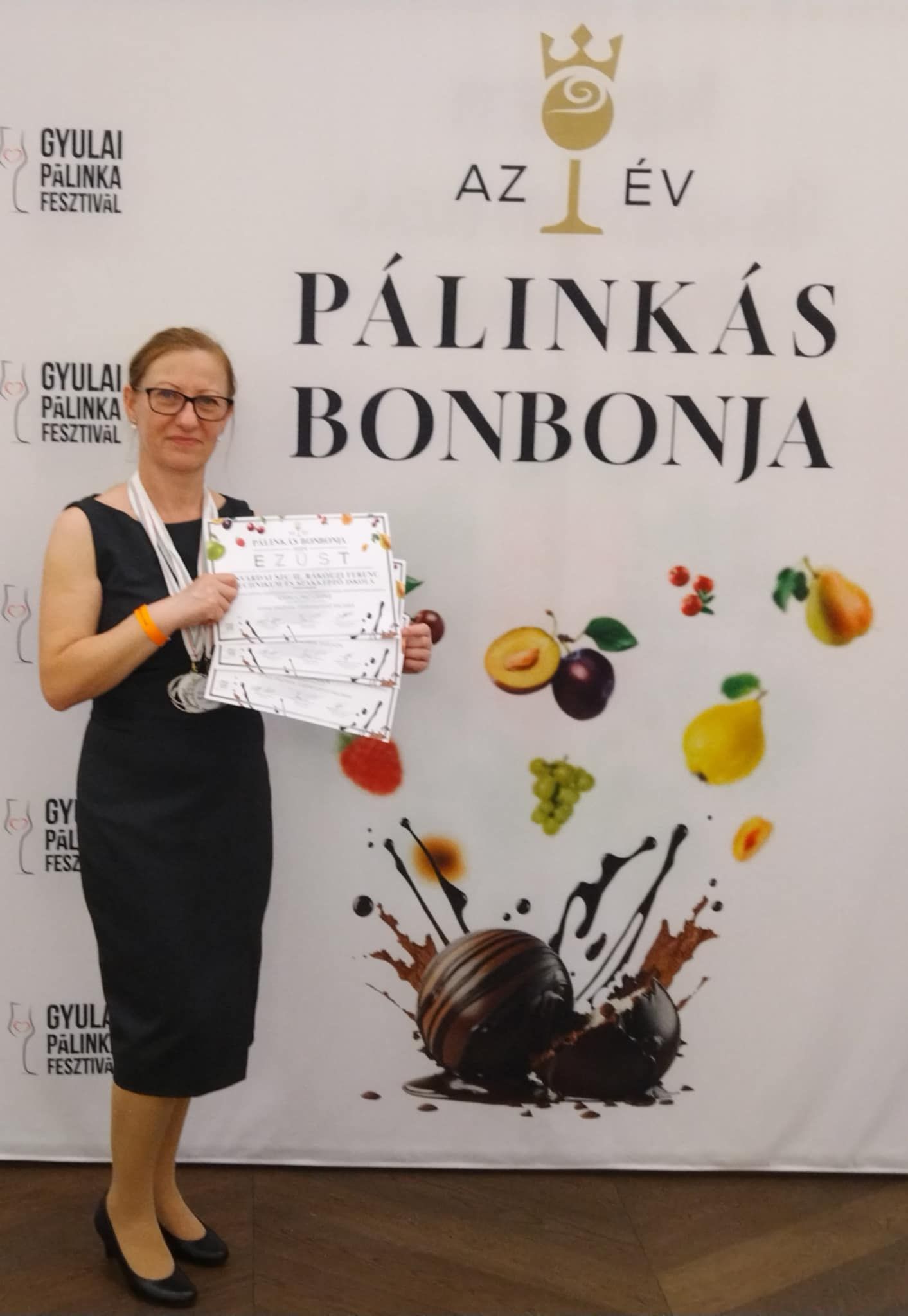 Ezüst minősítés "Az év pálinkás bon-bonja" versenyen