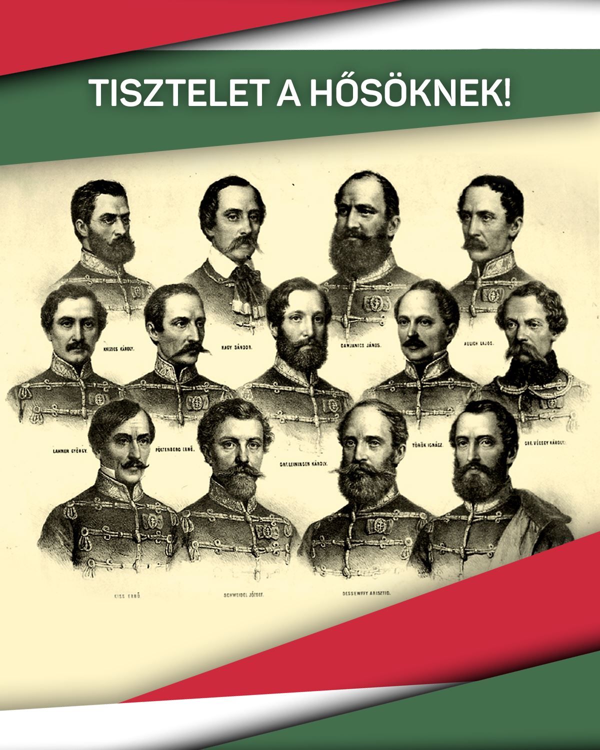 Megemlékezés az aradi vértanúkról