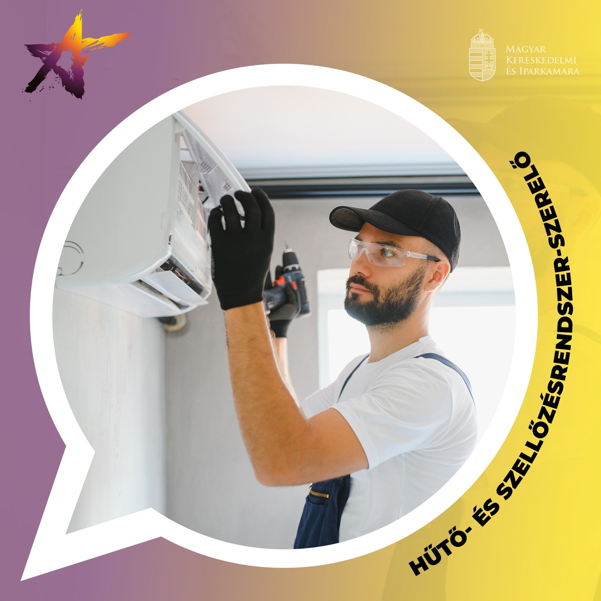 Hűtő- és szellőzésrendszer szerelő