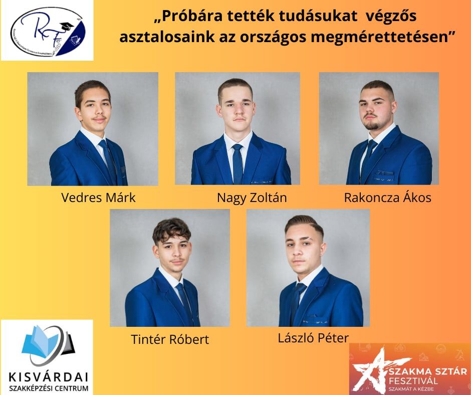 Végzős asztalosaink az országos megmérettetésen