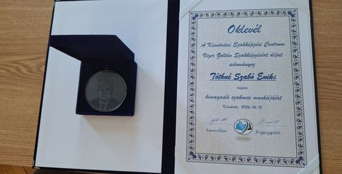 Tóthné Szabó Enikő Vizer Zoltán-díjas!