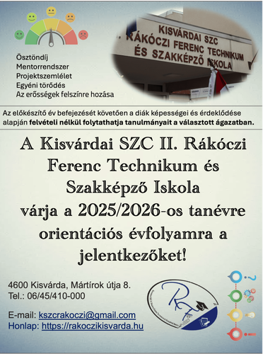 Jelentkezés orientációs évfolyamra